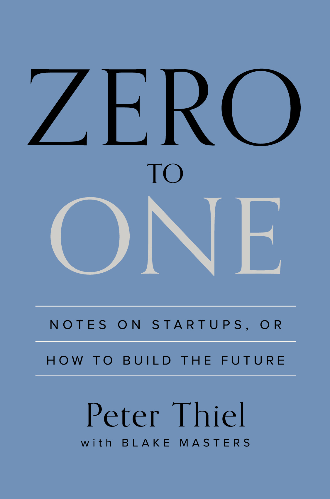 ZERO TO ONE, BY PETER THIEL, Book Summary