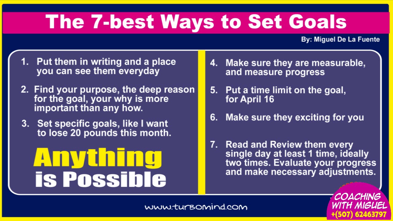 The 7-Most Common Mistakes people make when setting Goals, TotalSUCCESS IDEA #8
